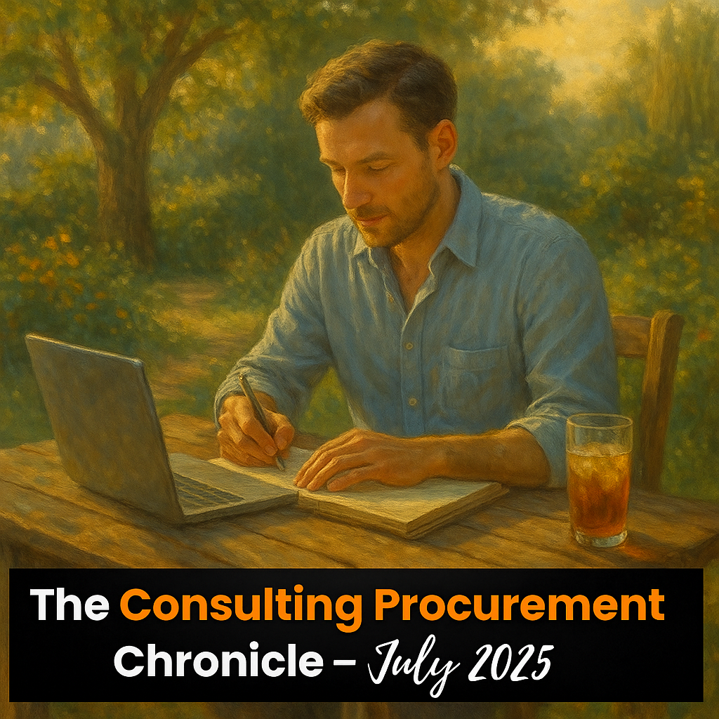 The Consulting Procurement Chronicle – July 2025 1 The Consulting Procurement Chronicle – July 2025