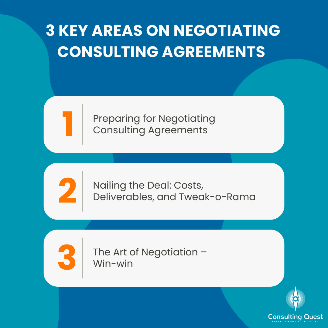 Efficiently Negotiating Consulting Agreements: 3 Key Areas to Focus On 1 Key areas on negotiating consulting agreements