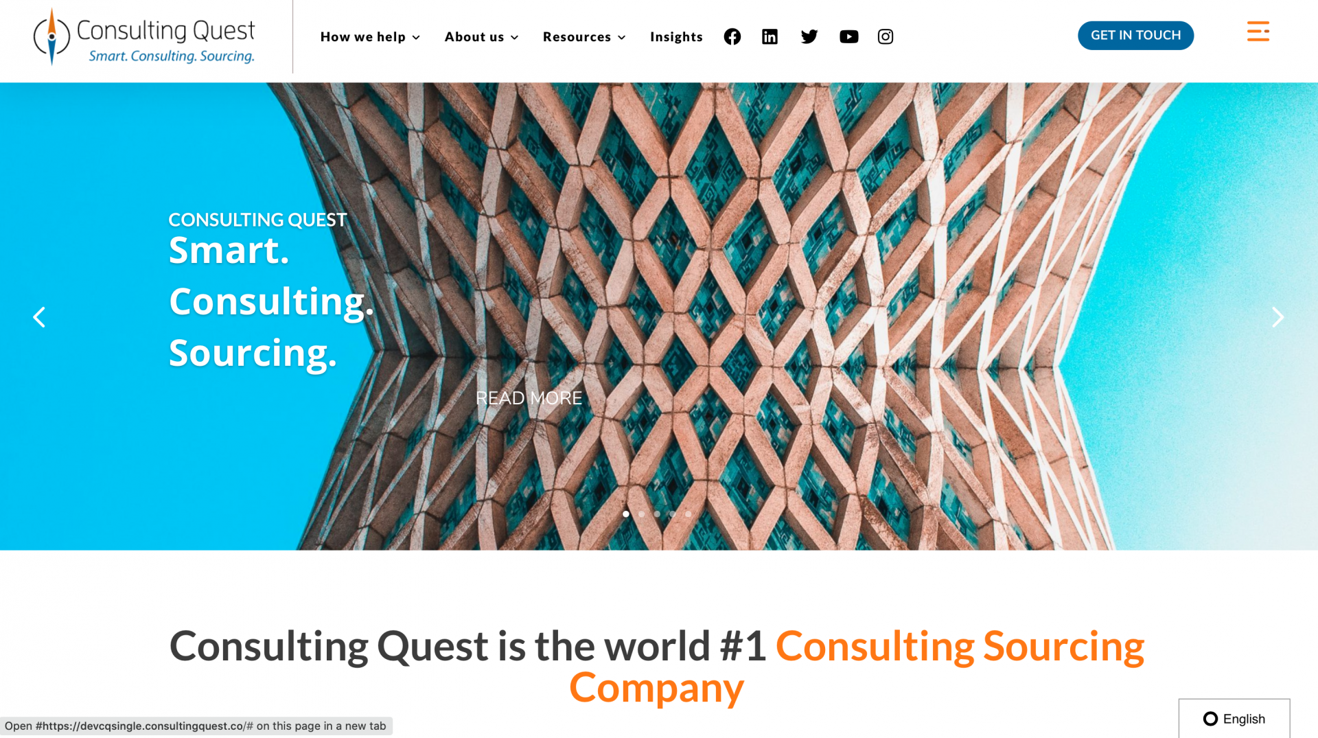 The New Consulting Quest Website is Live ! 109 Site da Consulting Quest