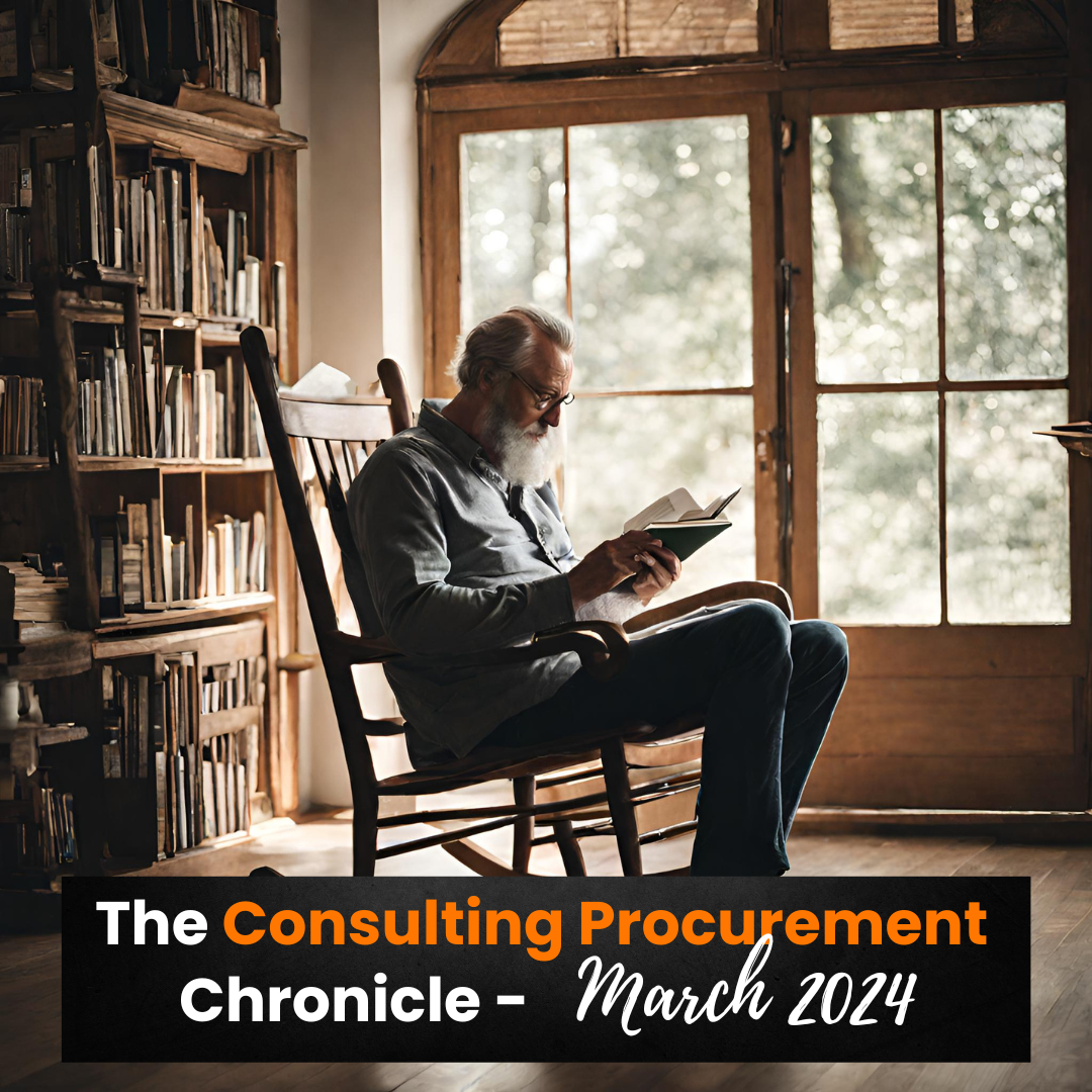 The Consulting Procurement Chronicle – March 2024 35 The Consulting Procurement Chronicle – março de 2024