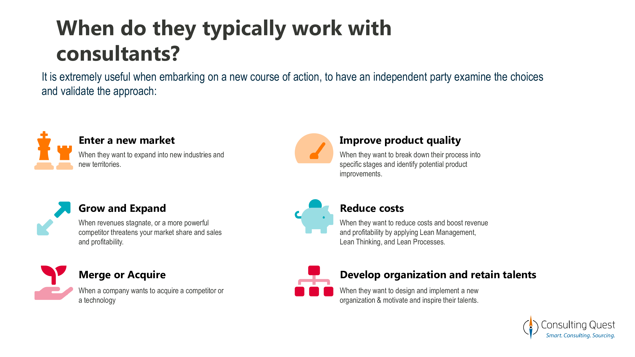 What Is A Consultant And How Do They Create Value 1 When do they typically work with consultants